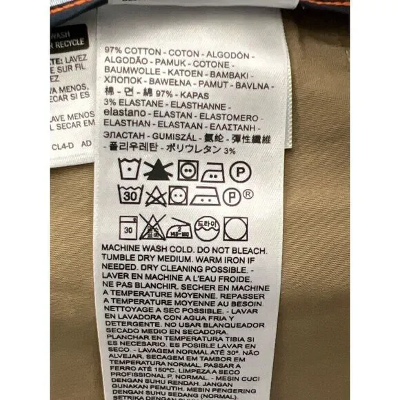 Dockers Supreme Flex Men Khaki Shorts Size 34 - Picture 8 of 9